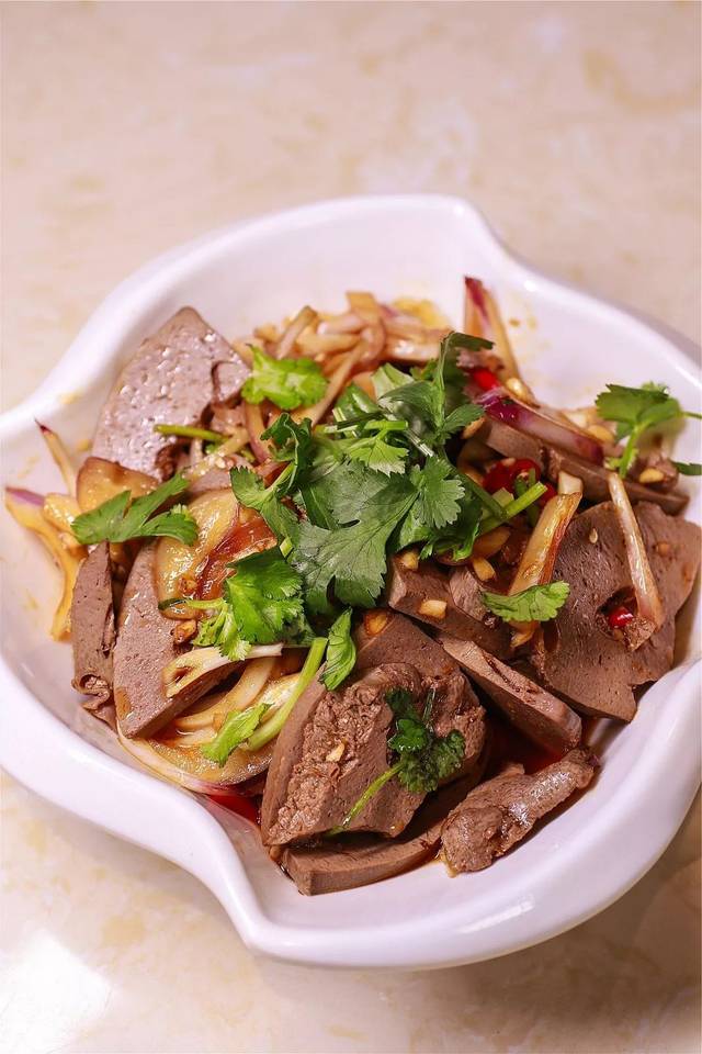 麻辣羊肝花