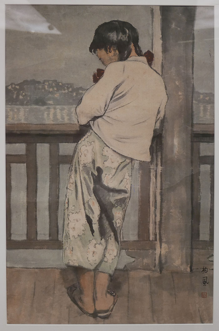  p>《山城小妹》是李斛1946年创作的中国画. /p>