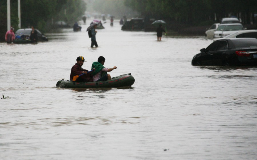 2013浙江余姚水灾