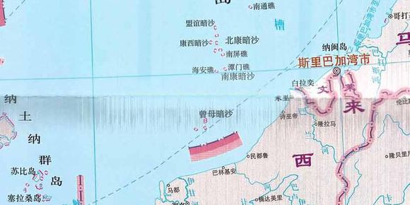 狭义上的曾母暗沙就是一座位于 a target="_blank" href="/item/中国