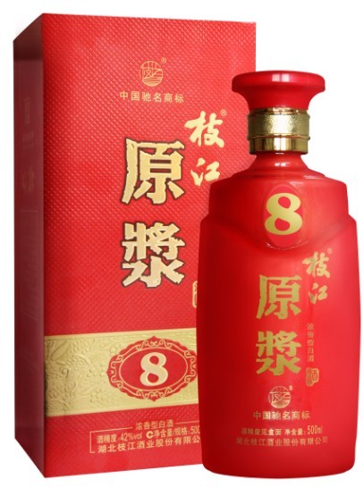  p>枝江原浆酒以优质高粱,小麦,糯米,玉米,大米为原料,以小麦,大麦