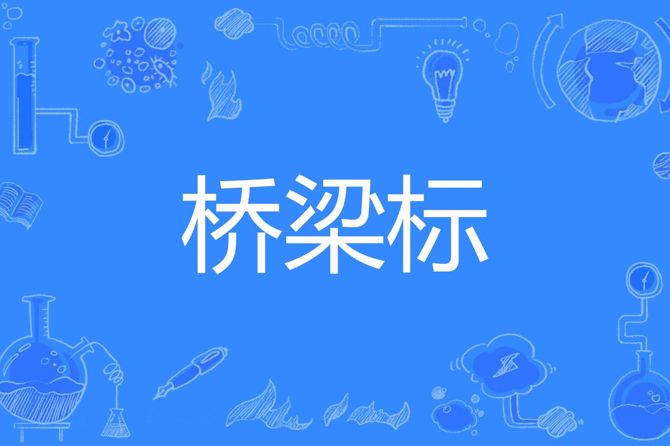  p>桥梁标(bridge post)是1997年公布的铁道科学技术名词. /p>