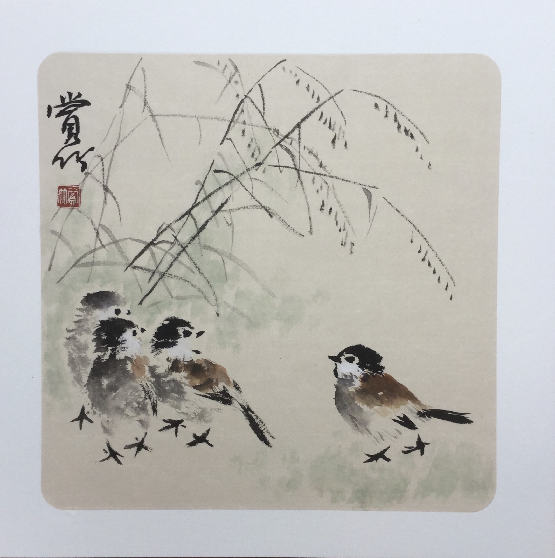  p>赏竹,著名花鸟画家,1948年生,20岁时拜花鸟画大师,中国美术学院