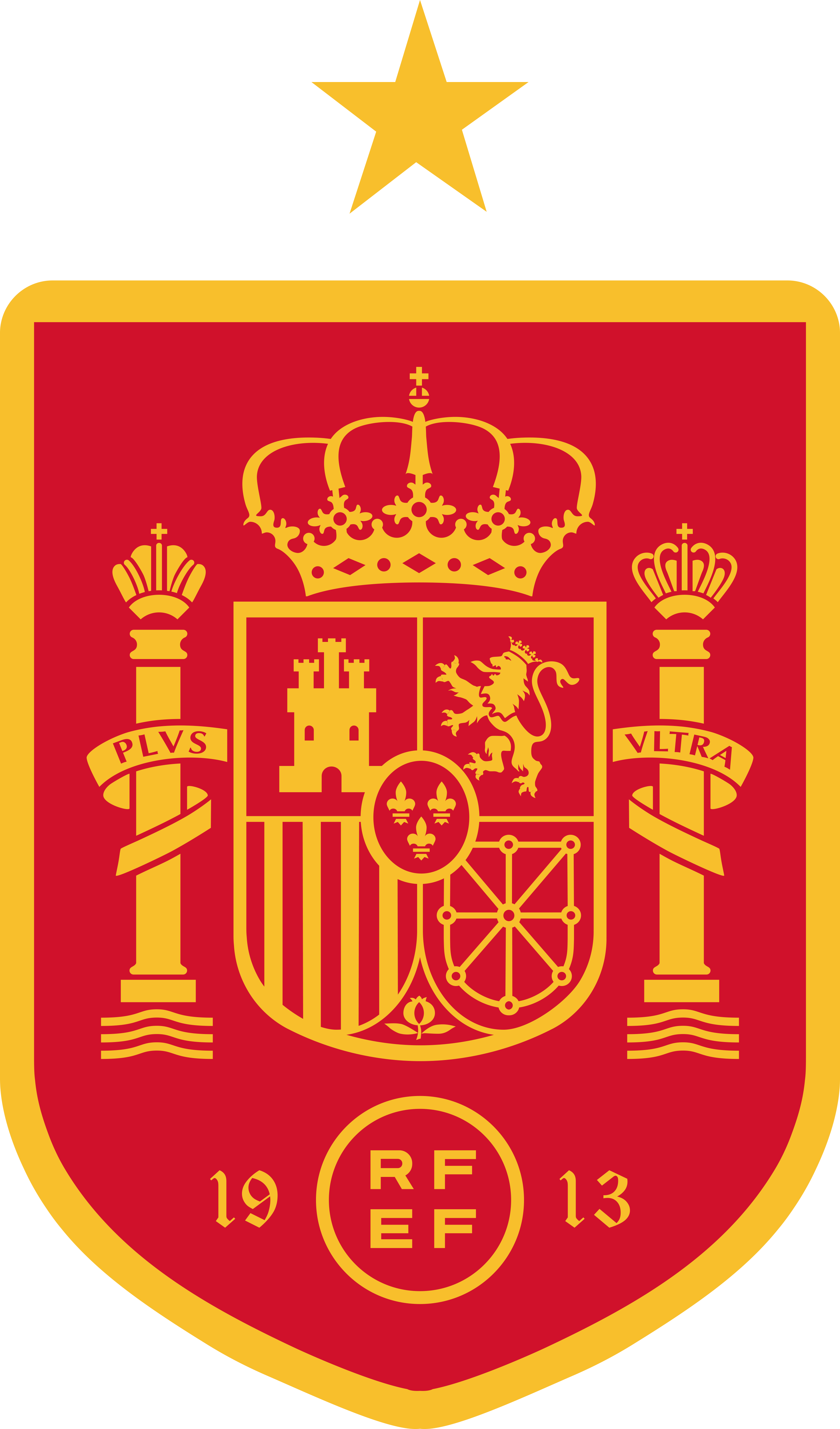  p>西班牙国家足球队(selección de fútbol de espa  a)成立于1913