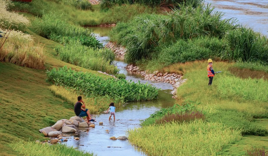 茅洲河碧道(the pilot section of maozhou river)是广东省深圳市宝安