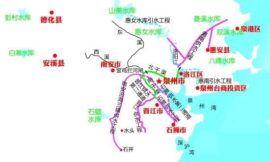  p>泉州最大水库——安溪白濑水库枢纽工程,位于 a target="_blank"