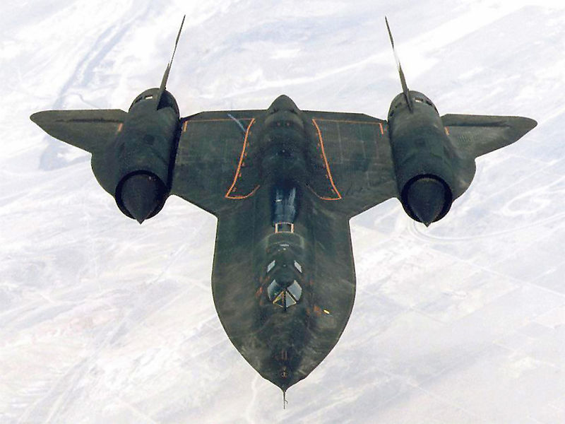 sr-71"黑鸟"高空战略侦察机