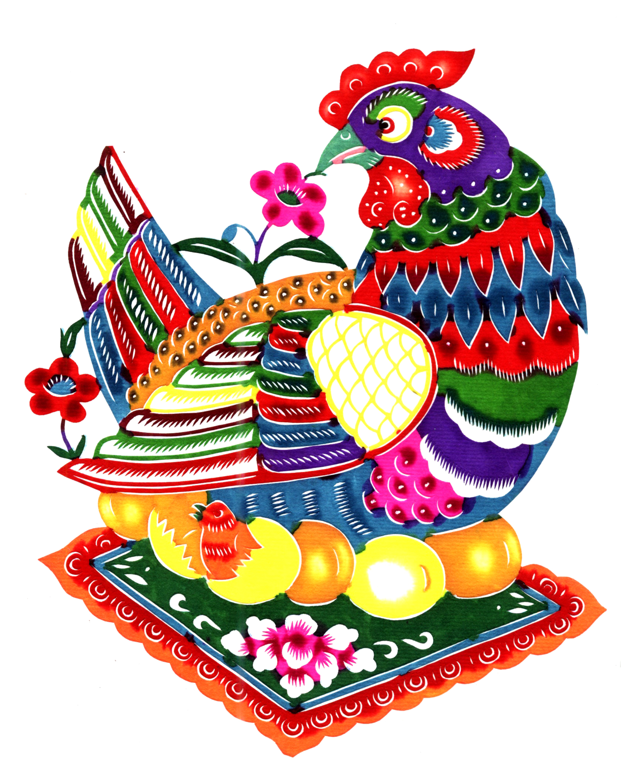 中线装彩色十二生肖