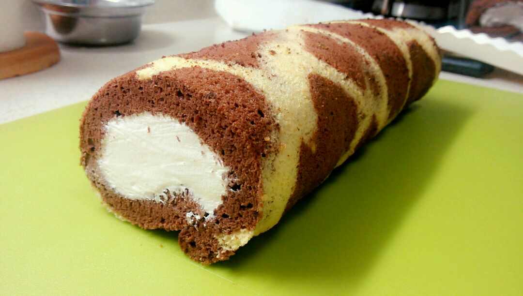 长颈鹿芝士蛋糕卷