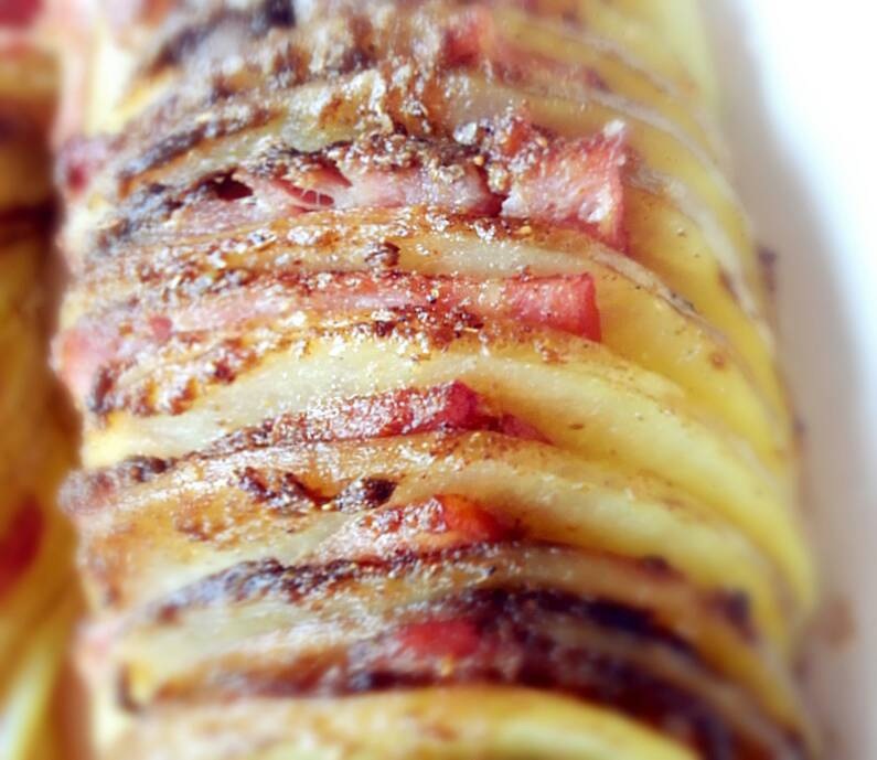 孜然风琴土豆烤培根