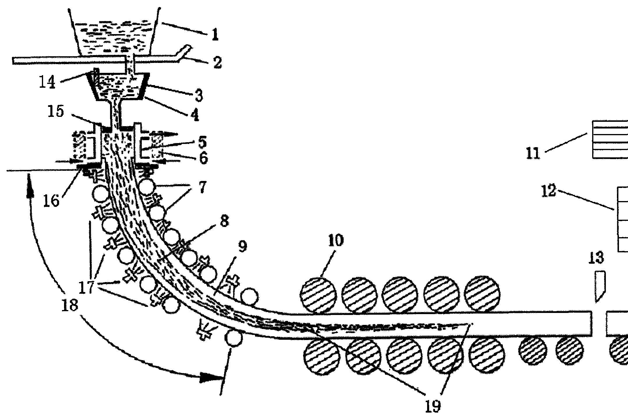 在r12～14m的弧形连铸机上生产特大规格圆坯的连铸工艺