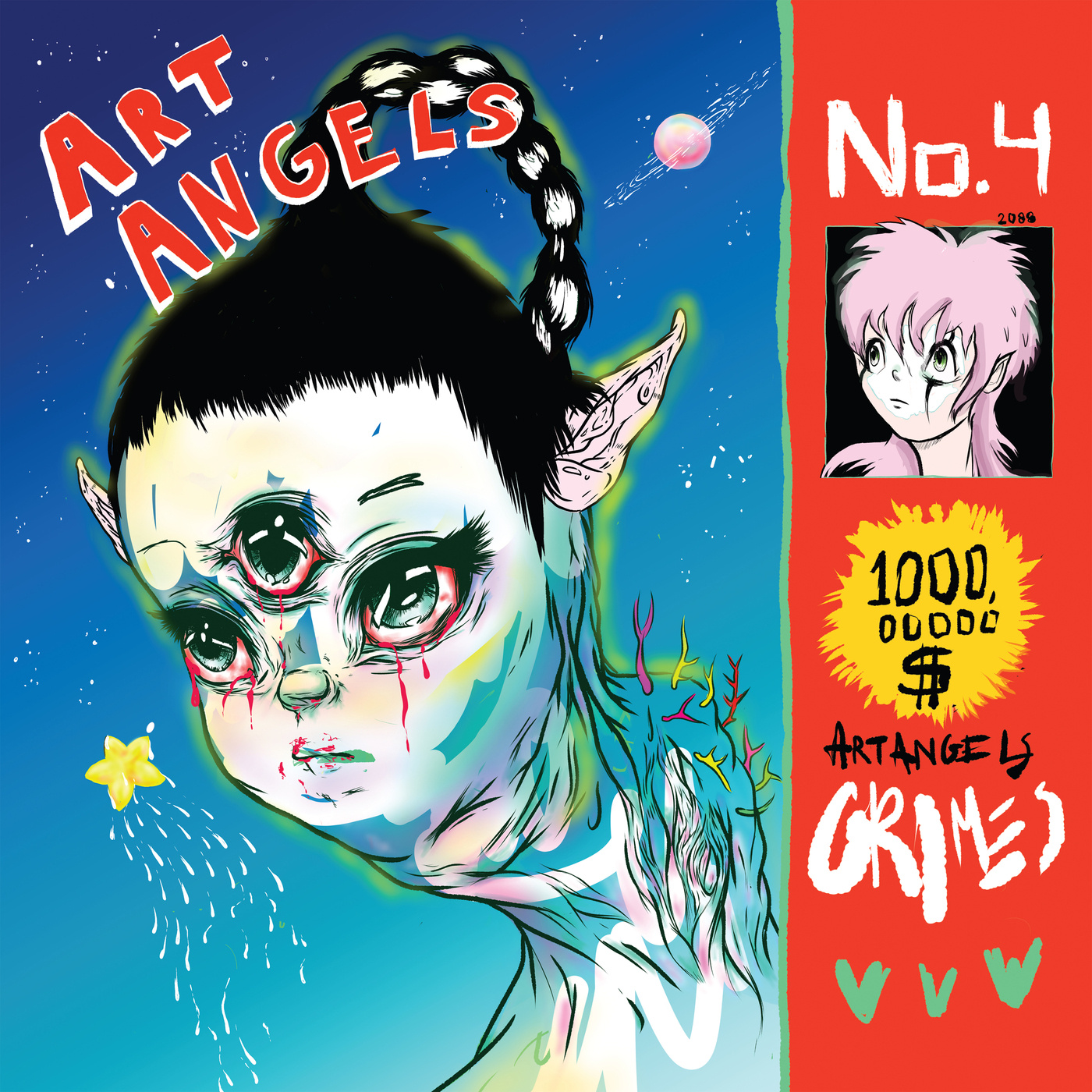  p>《art angels》是加拿大女歌手格兰姆斯的第四张录音室专辑,专辑的