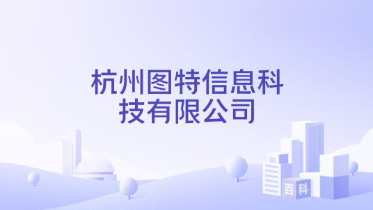 杭州图特信息科技有限公司_百度百科