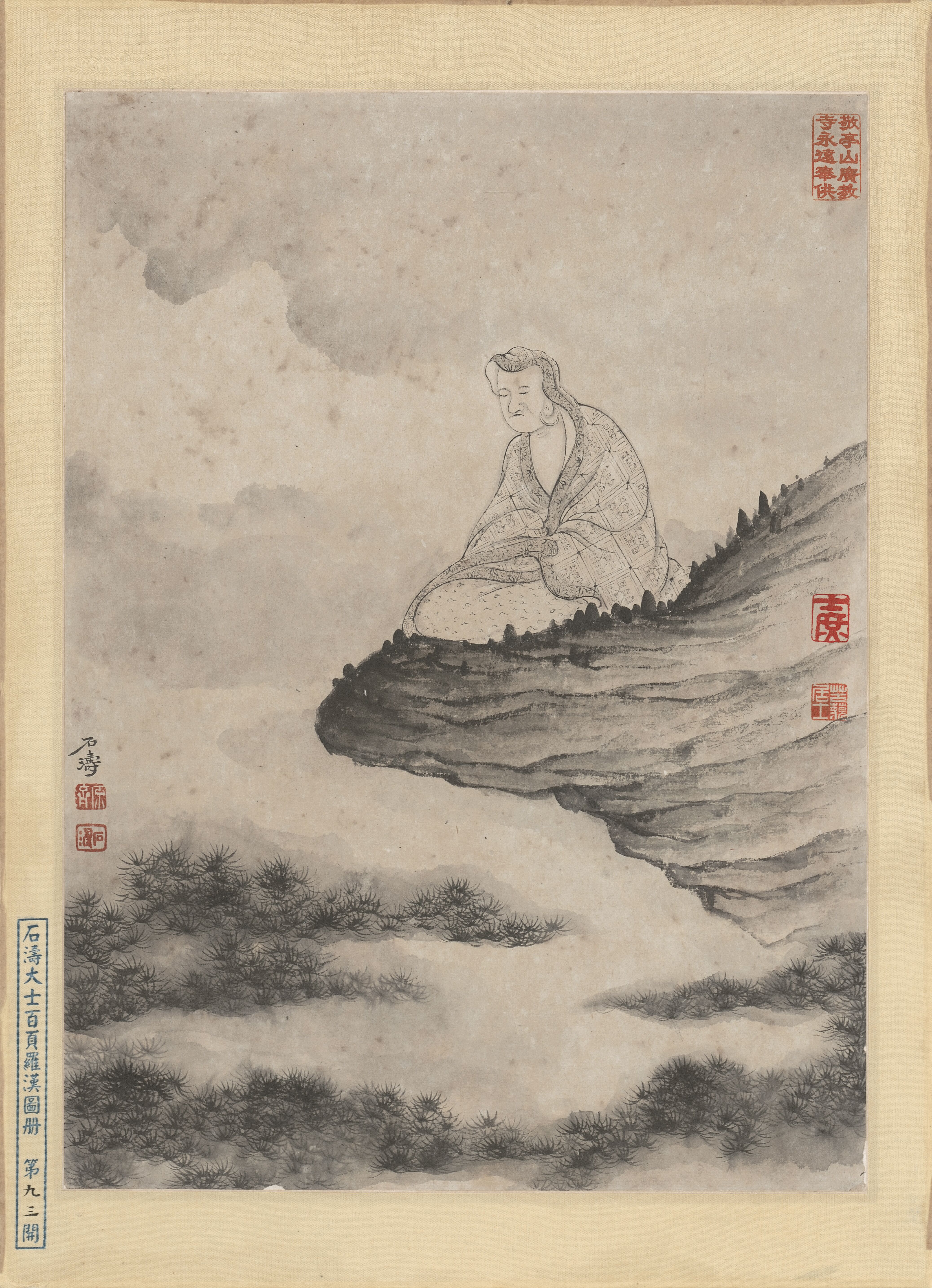 石涛罗汉百开册页