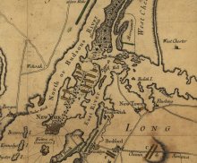 法国随军画师描绘的部分地形图