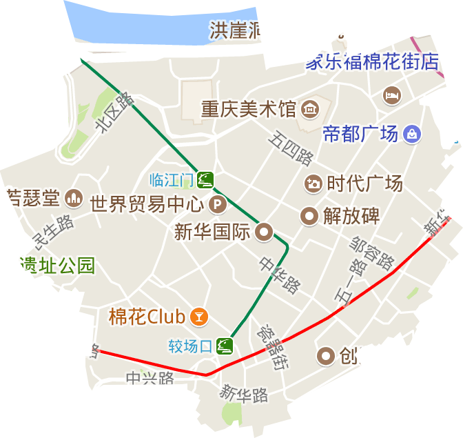  p>解放碑街道,隶属于重庆市渝中区,地处 a target="_blank" href="
