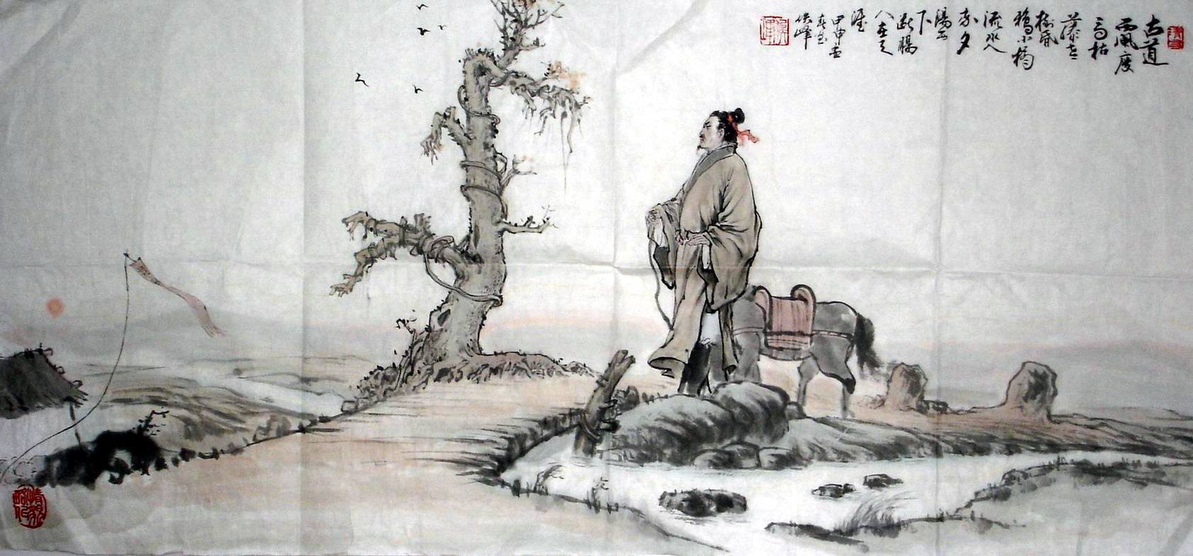 马致远韵味无穷的一首《落梅风》，末二句神来之笔，不输唐人绝句_百科TA说