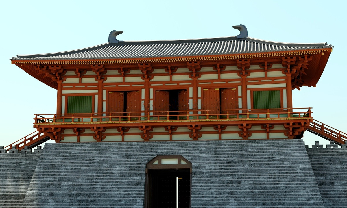  p>玄武门是唐东都洛阳上阳宫内的宫门,在寿昌门之北,门内之东有飞龙