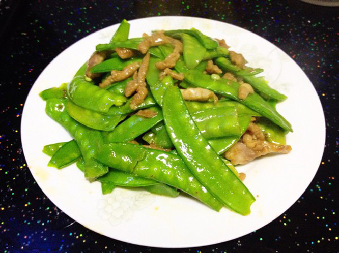 肉炒荷兰豆