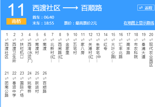  p>上海公交南桥11路是上海市的公交车线路,汽车公司是 a target="