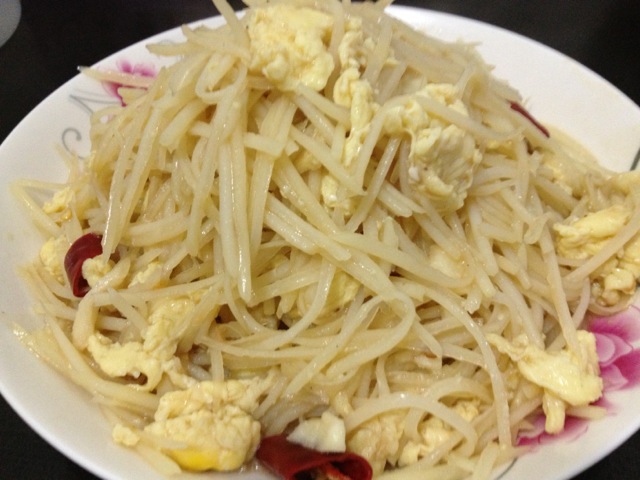 土豆炒鸡蛋