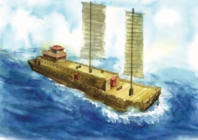 楼船：古代东亚特色的水面战利器 从春秋时代用到明朝末年_百科TA说