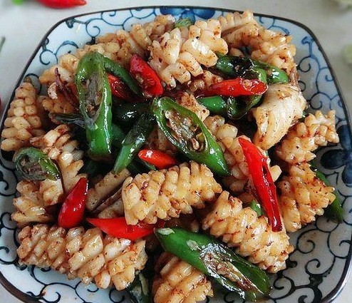 韩式辣炒鱿鱼花