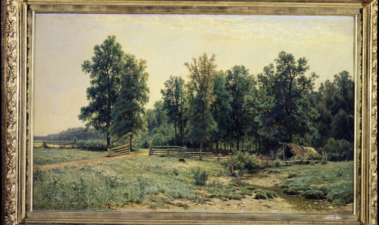 《橡树林边》是伊凡·伊凡诺维奇·希施金1882年创作的油画,现收藏于