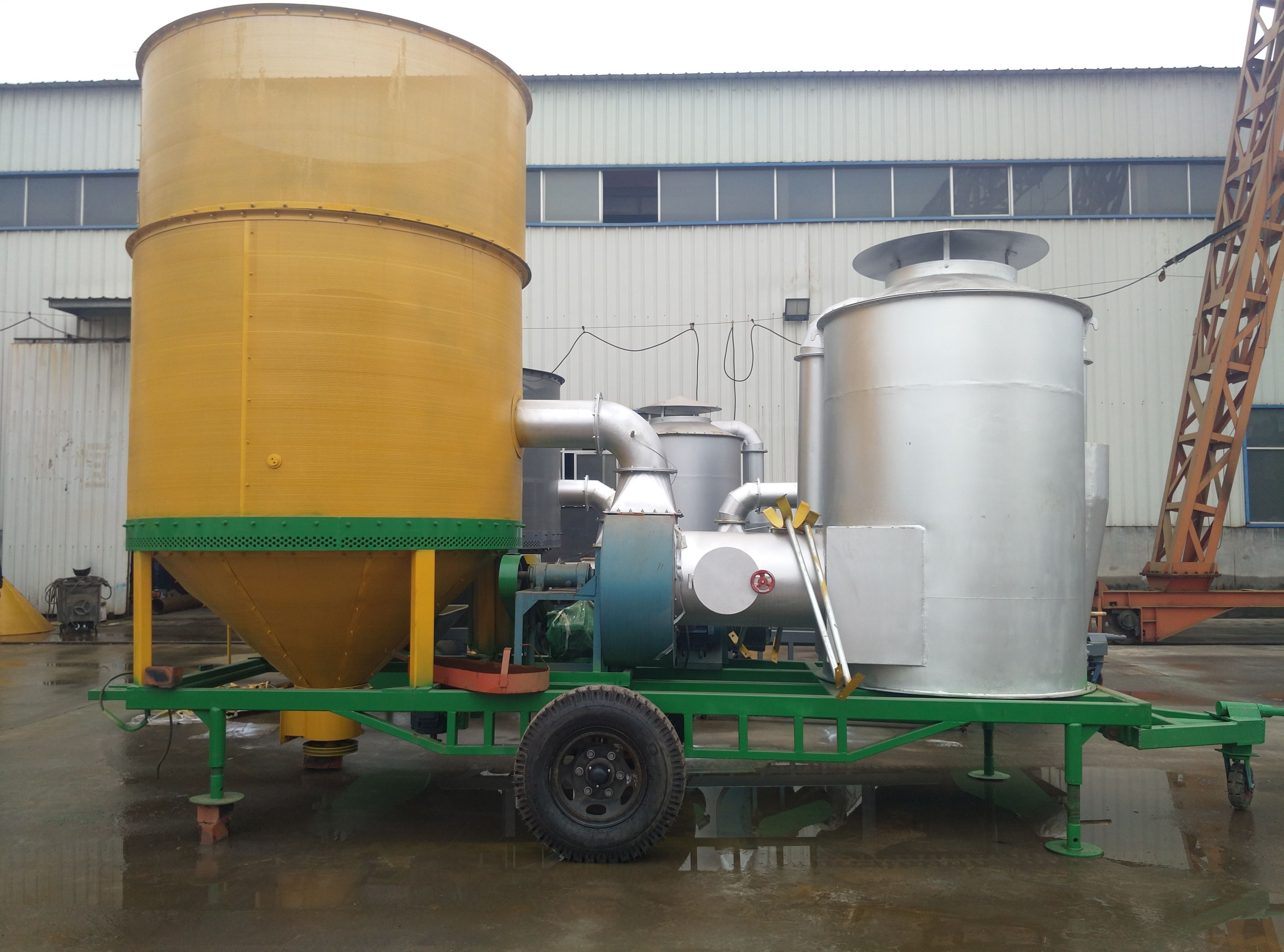  p>稻谷烘干机针对水稻收割后含水很高,要想让水稻达到安全仓储的条件