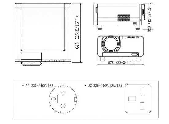 松下d10000投影机