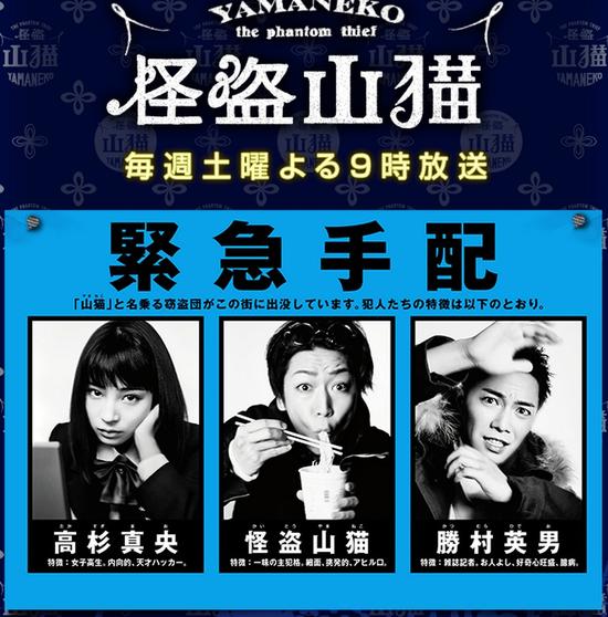 怪盗山猫（日本2016年龟梨和也主演的电视剧）_百度百科