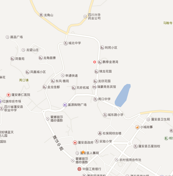 蓬安县金港湾小区