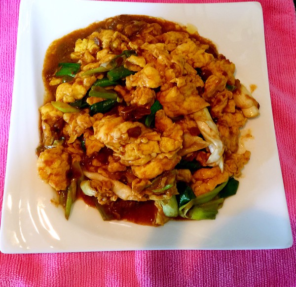  p>大酱炒鸡蛋 - 东北美食.