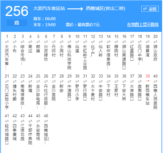  p>佛山公交256路是一条 a target="_blank" href="/item/公交车线路"