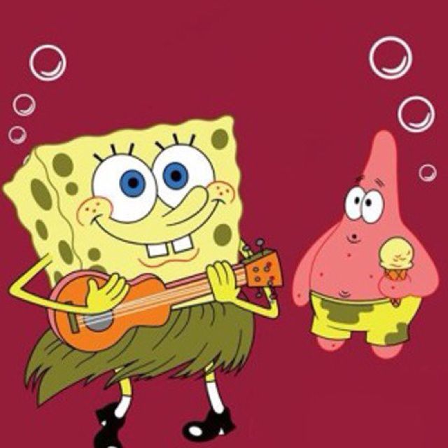 海绵宝宝弹吉他
