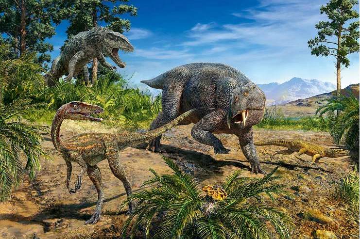  p>三叠纪-侏罗纪灭绝事件 i>(triassic–jurassic extinction event)