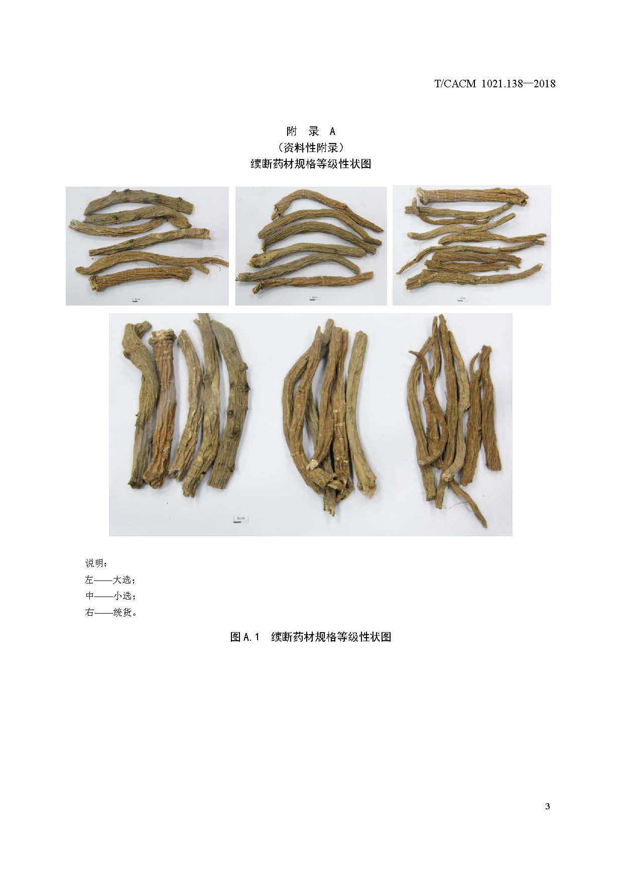  p>《中药材商品规格等级—续断》(t/cacm 1021.