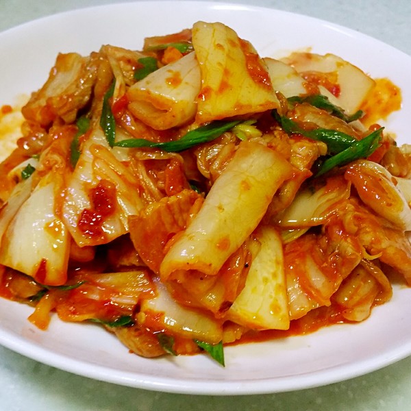 辣白菜五花肉土豆片