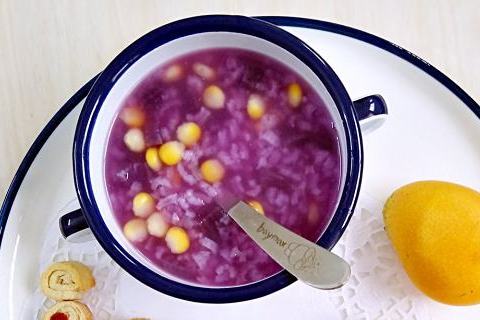 紫薯玉米粥