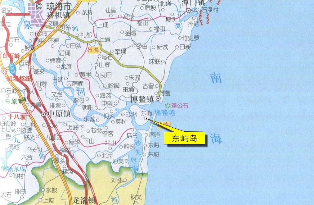  p data-id="gnvjnnbj41">东屿岛位于琼海市博鳌镇,是三江(万泉河,龙