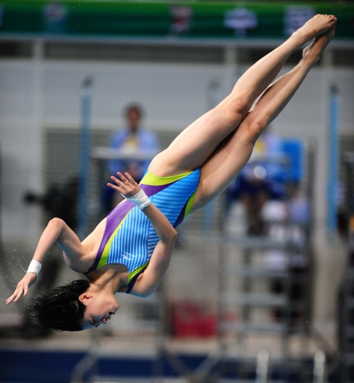 公认中国跳水界头号美女的赵沁心在2007年仍然是 a target="_blank"