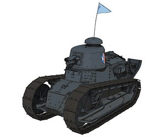 法国雷诺ft17坦克