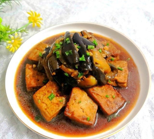 豆腐焖茄子