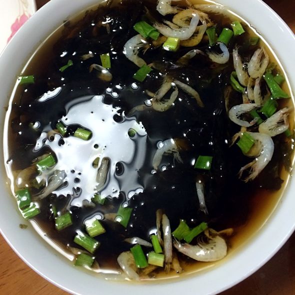 紫菜虾干汤
