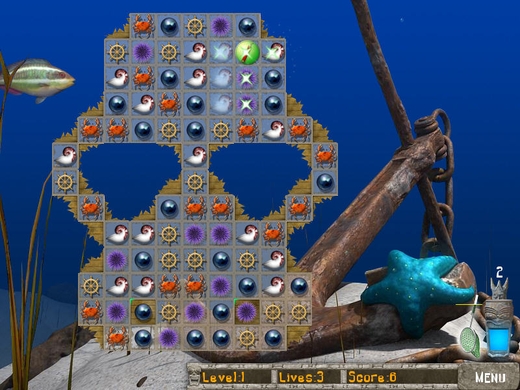  p> 《海底宝藏2》是一款休闲益智类游戏,游戏大小为23.1m. /p>