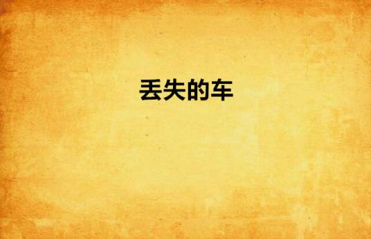 丢失的车_百度百科