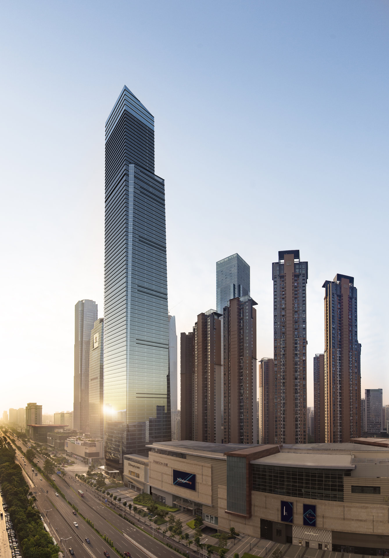  p>广西华润大厦(china resources tower guangxi)位于南宁市商务核心