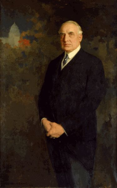  p>沃伦·加梅利尔·哈丁(warren gamaliel harding).