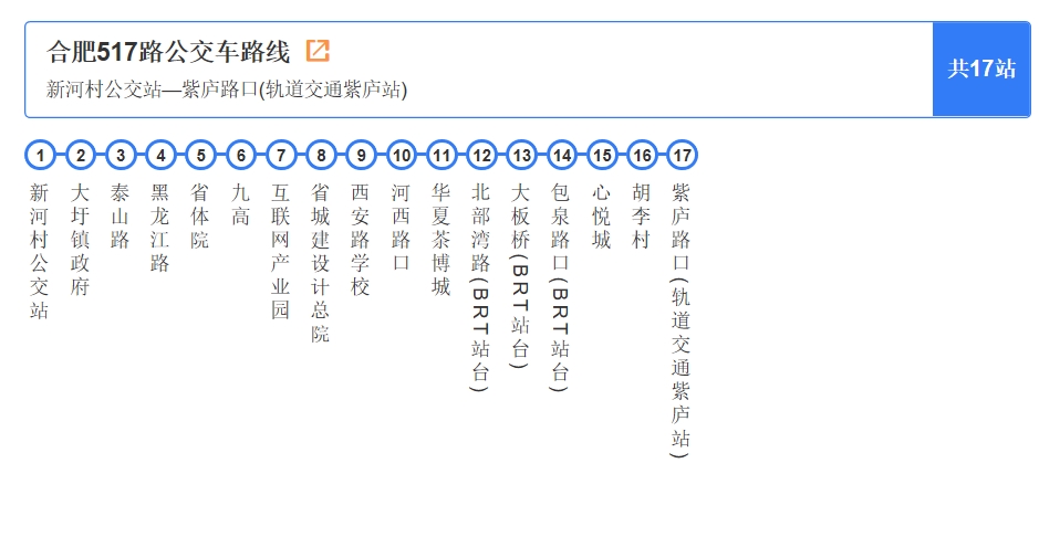 合肥公交517路
