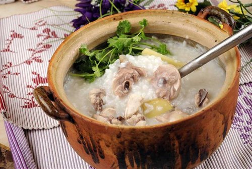 方便鸡粥